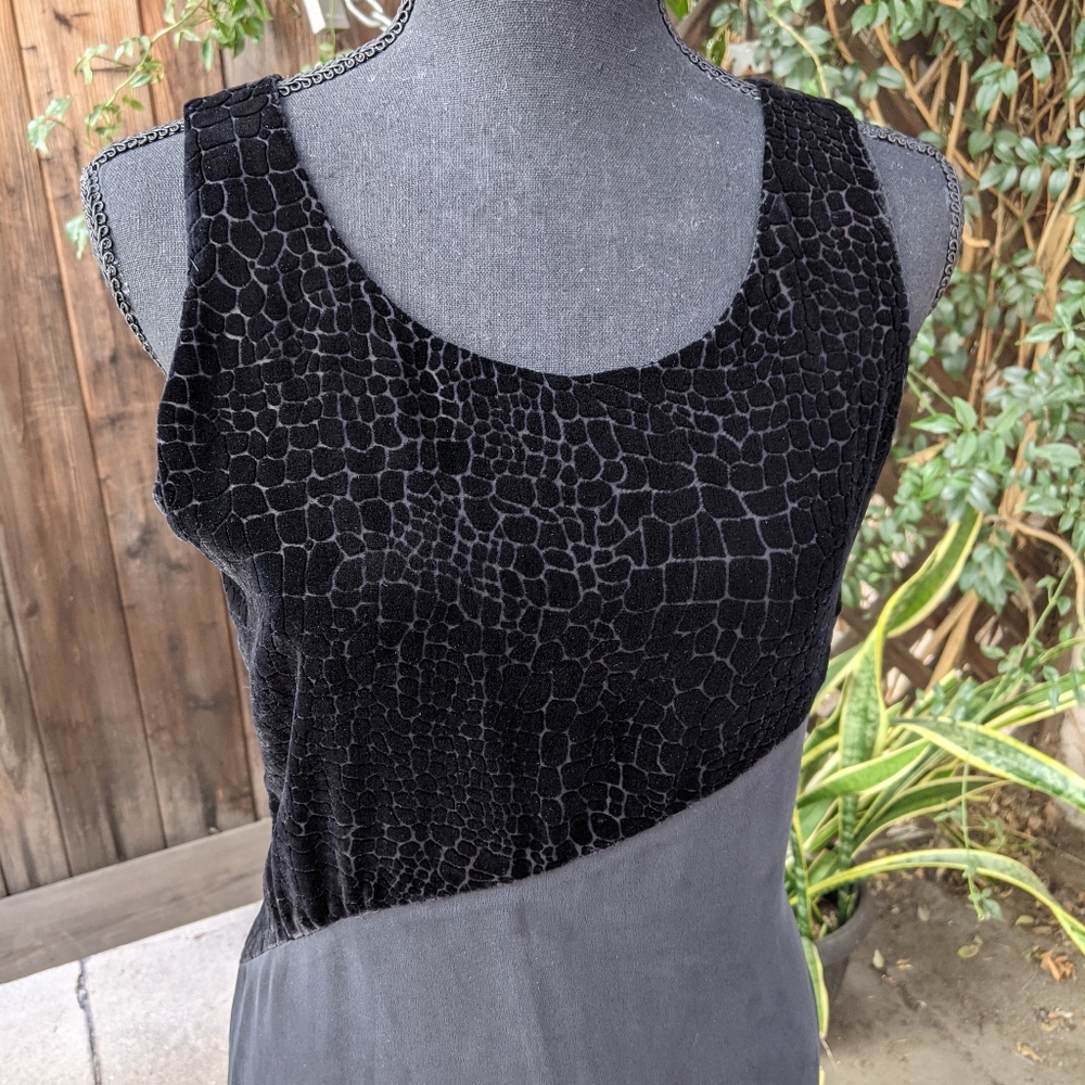 90s VTG Maxi Prom Dress - Picture 4 of 8